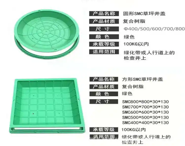 播州树脂复合种植井盖展示
